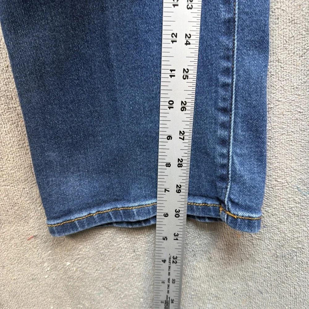 Judy Blue Dad Jeans Women‎ 7/28 High Rise Straight Leg Stretch Medium Wash